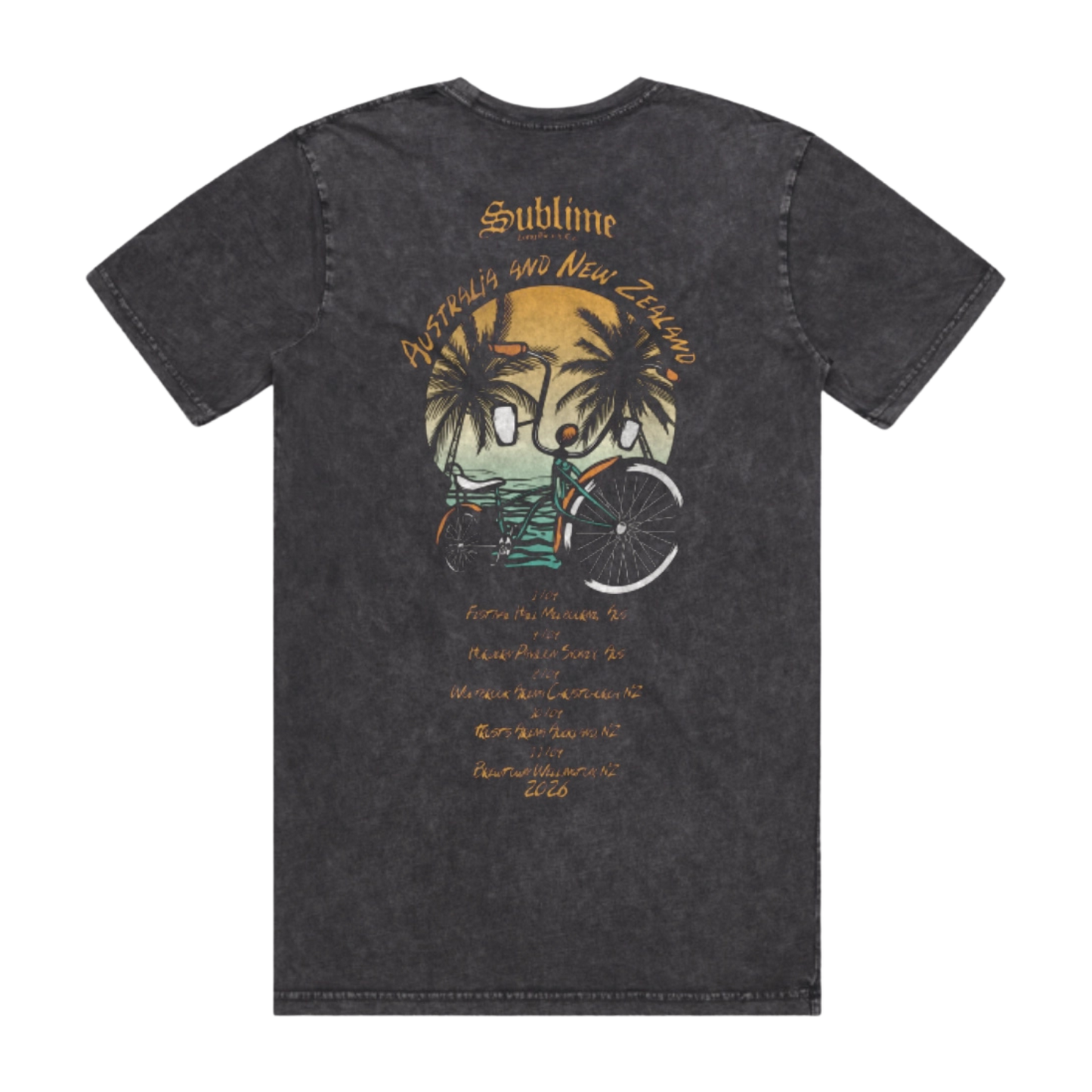 Bike Stone Washed Tour Tee