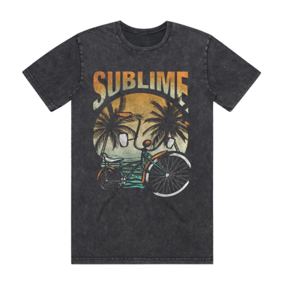 Bike Stone Washed Tour Tee