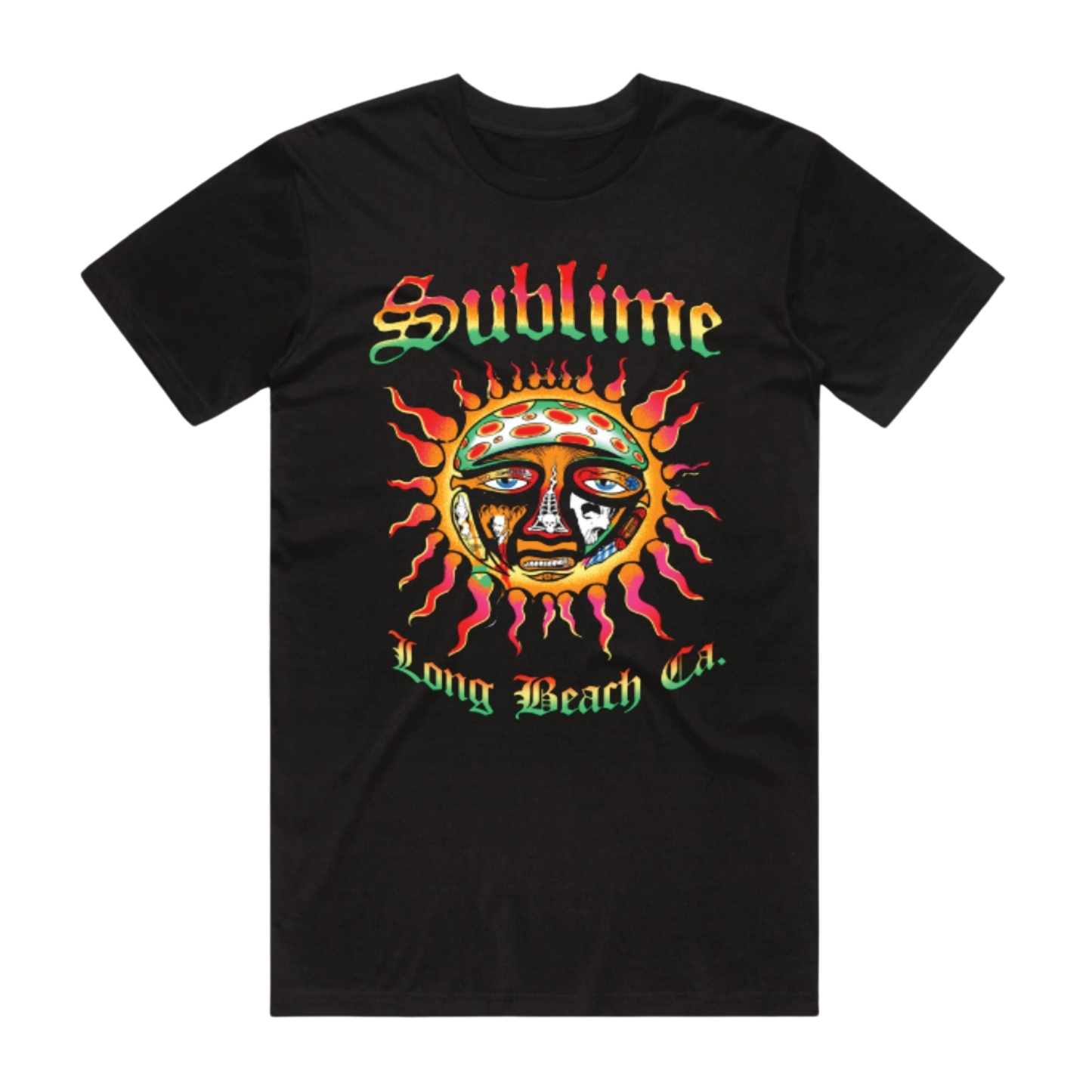 Sun Logo Black Tour Tee