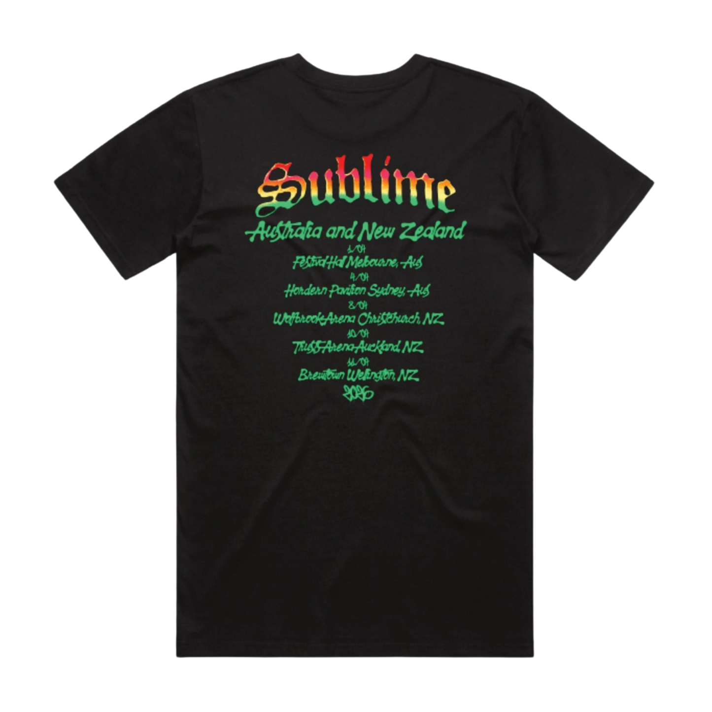 Sun Logo Black Tour Tee