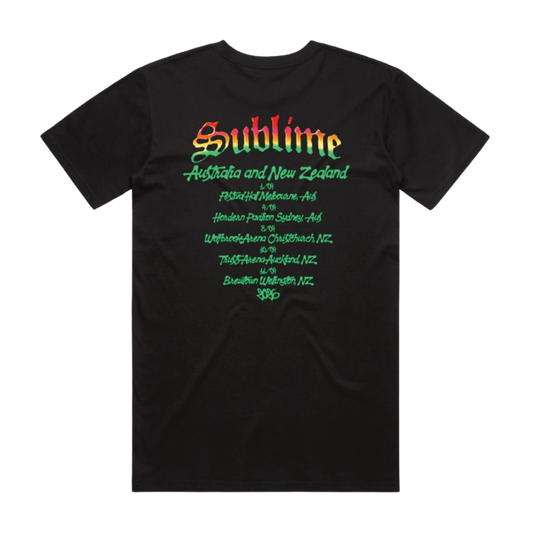 Sun Logo Black Tour Tee